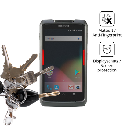 dipos Displayschutz für Honeywell ScanPal EDA71, mattierte Oberfläche, Blickschutzfilter und perfekter Passform