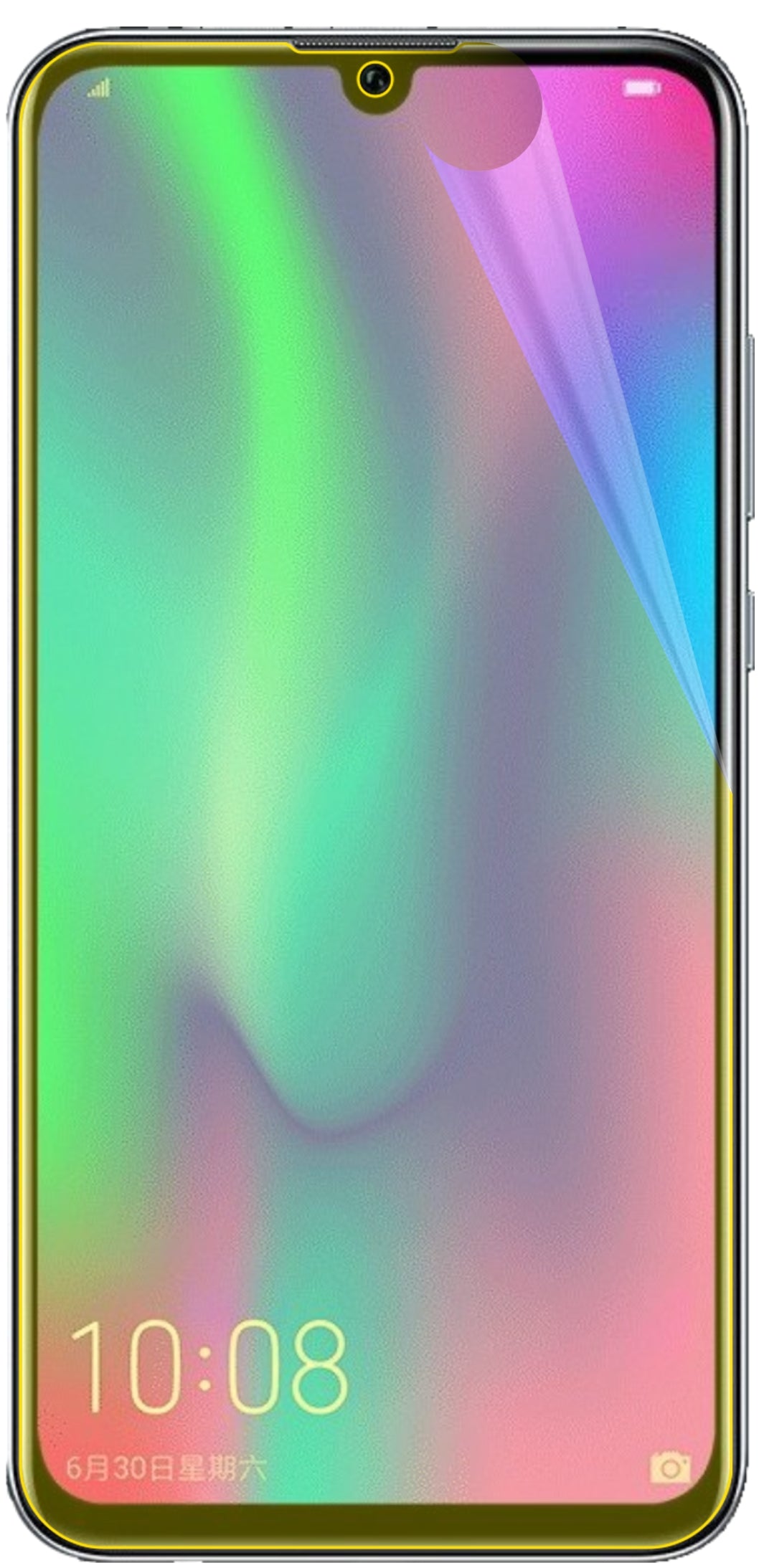 dipos Displayschutz für Honor 10i, transparente Oberfläche, geringe Dicke und perfekte Passform