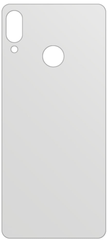 dipos Displayschutz für Honor 10i Rückseite, mattierte Oberfläche, geringe Dicke und perfekte Passform