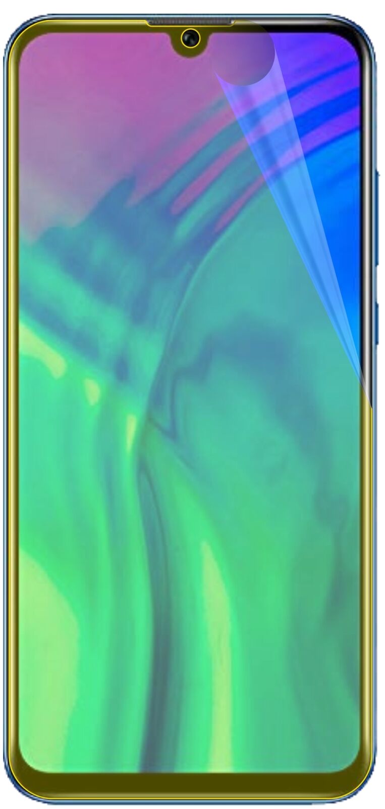 dipos Displayschutz für Honor 20E, transparente Oberfläche, geringe Dicke und perfekte Passform