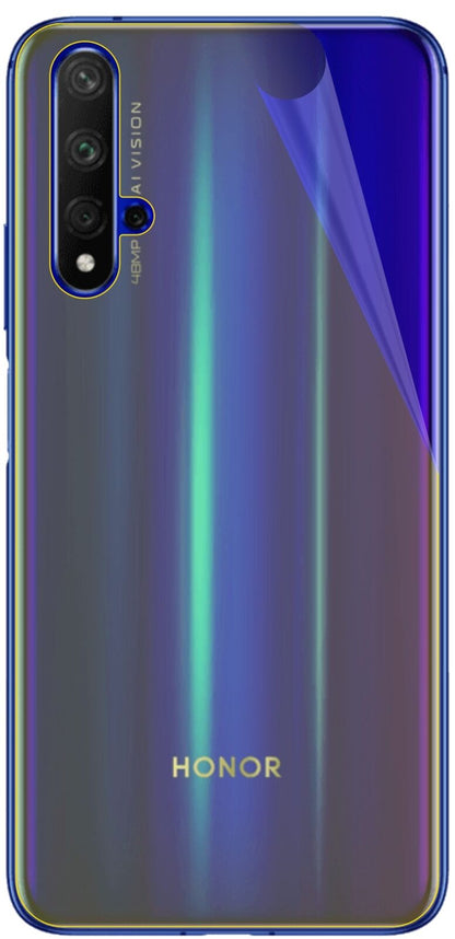 dipos Displayschutz für Honor 20 Rückseite, transparente Oberfläche, geringe Dicke und perfekte Passform