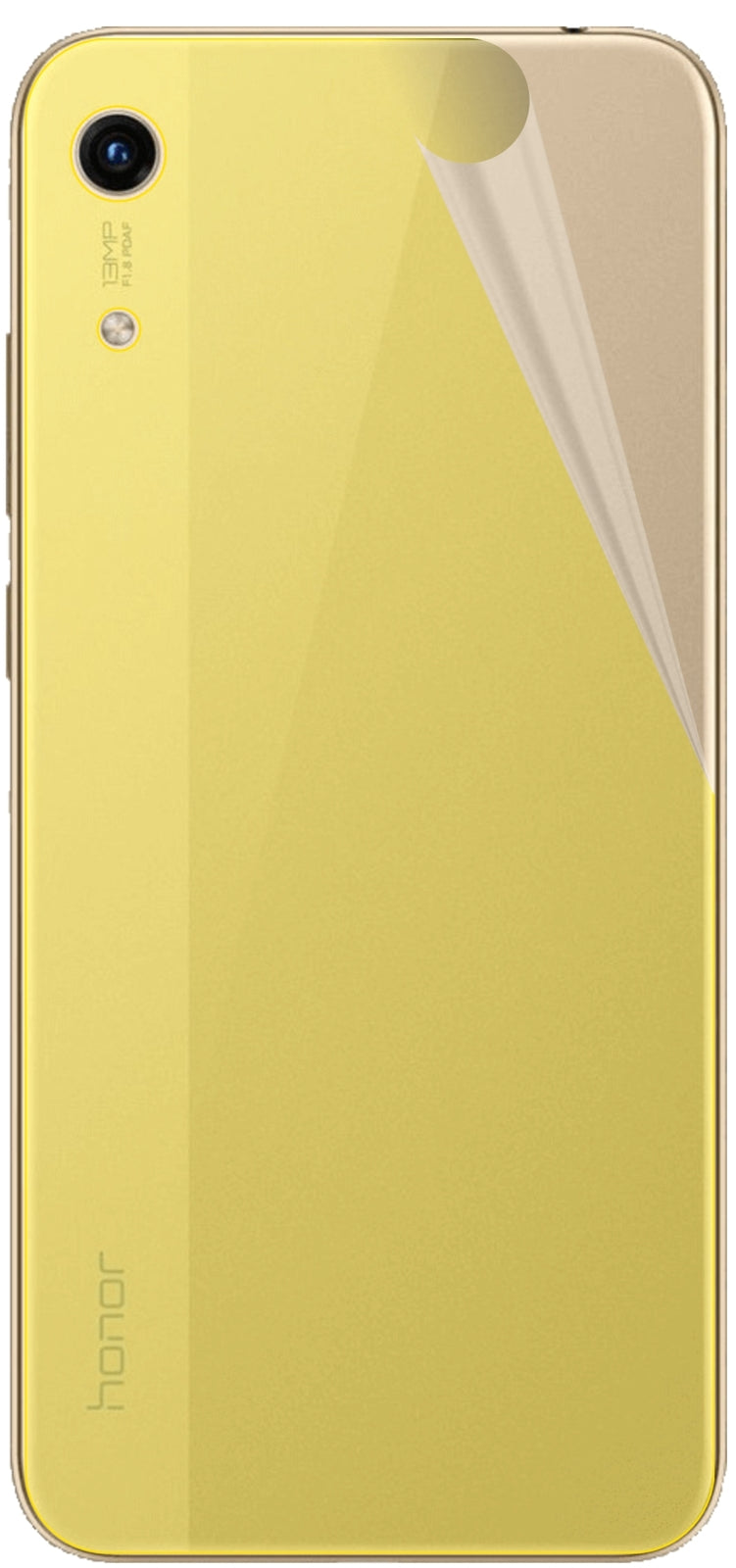 dipos Displayschutz für Honor 8A Rückseite, transparente Oberfläche, geringe Dicke und perfekte Passform