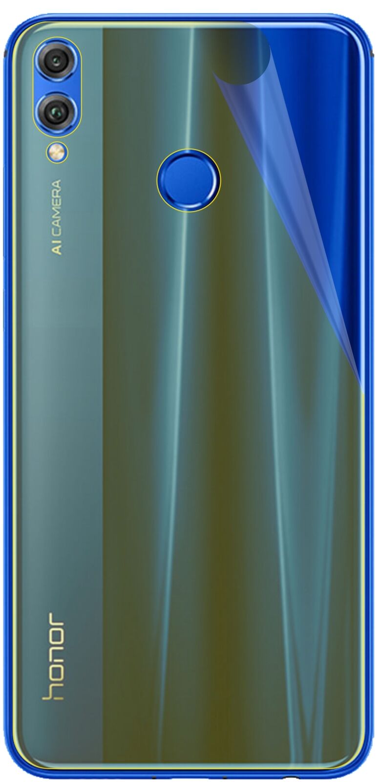 dipos Displayschutz für Honor 8X Max Rückseite, transparente Oberfläche, geringe Dicke und perfekte Passform