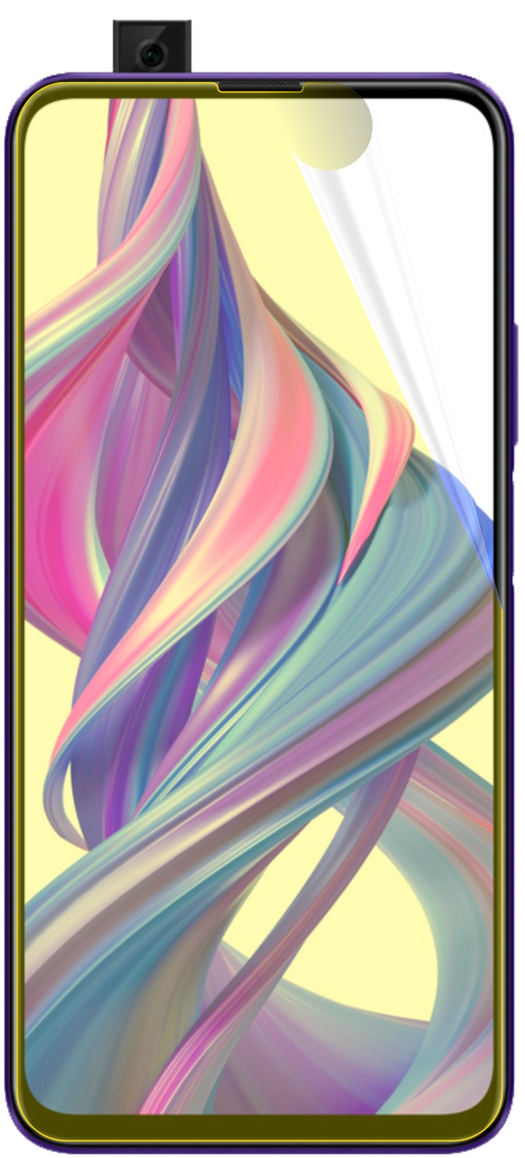dipos Displayschutz für Huawei Y9s, transparente Oberfläche, geringe Dicke und perfekte Passform