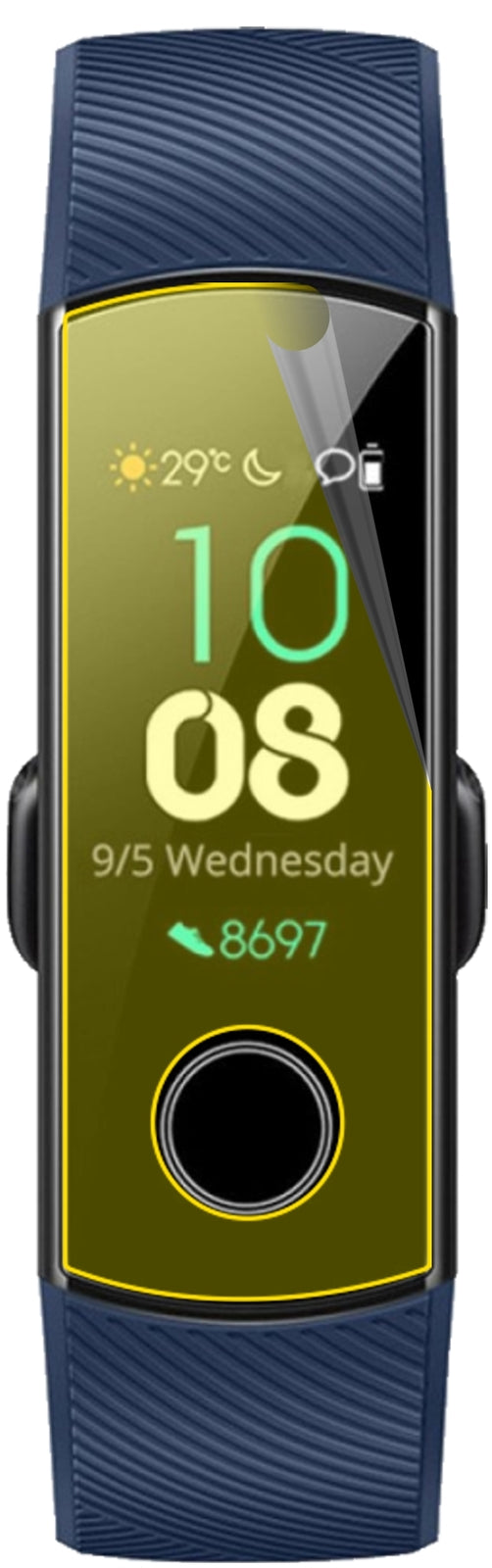 dipos Displayschutz für Honor Band 4, transparente Oberfläche, geringe Dicke und perfekte Passform