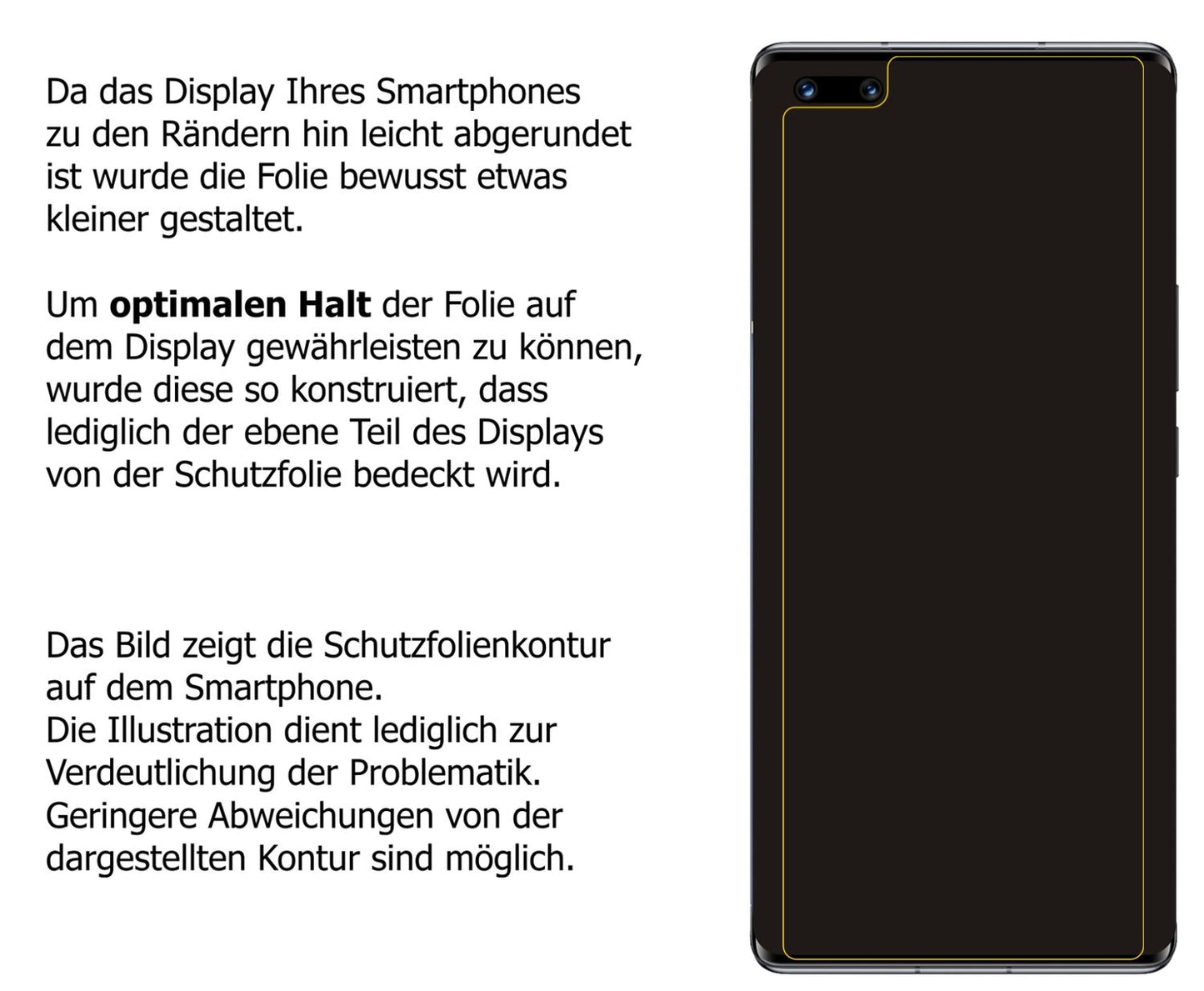 dipos Displayschutz für Honor Magic 3, mattierte Oberfläche, robuste Festigkeit und perfekte Passform