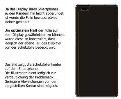 dipos Displayschutz für Honor Magic 3, mattierte Oberfläche, robuste Festigkeit und perfekte Passform