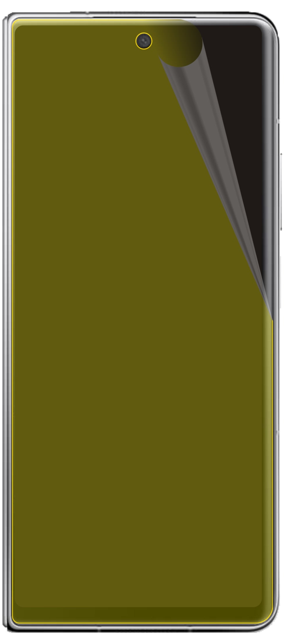 dipos Displayschutz für Honor Magic V Rückseite, transparente Oberfläche, geringe Dicke und perfekte Passform