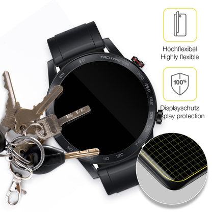dipos Displayschutz für Honor Magic Watch 2 46mm, transparente Oberfläche, geringe Dicke und perfekte Passform