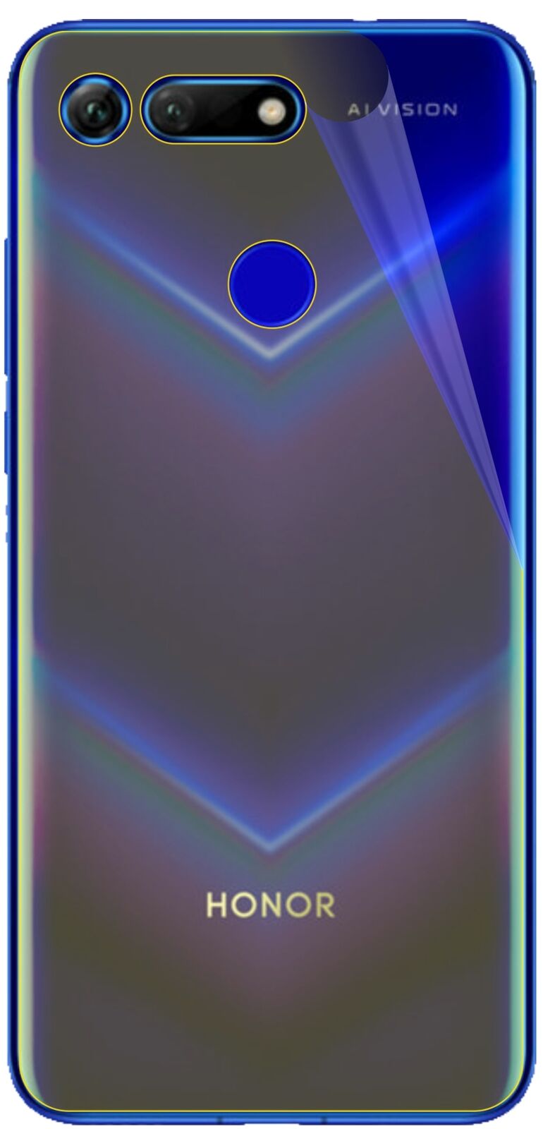 dipos Displayschutz für Honor View 20 Rückseite, transparente Oberfläche, geringe Dicke und perfekte Passform