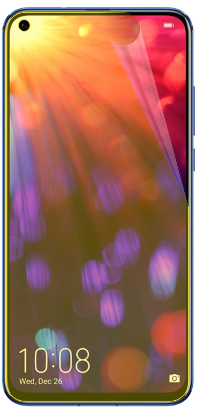 dipos Displayschutz für Honor V20, transparente Oberfläche, geringe Dicke und perfekte Passform