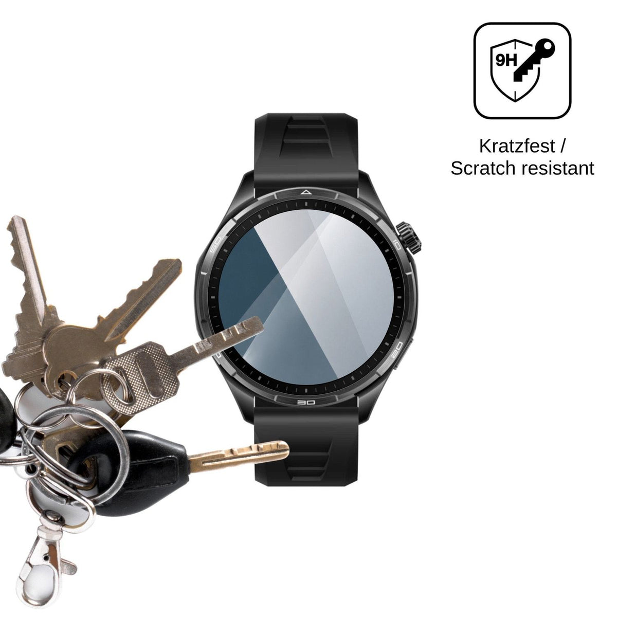 2x 9H Schutzfolie für Honor Watch 6 Pro Panzerfolie