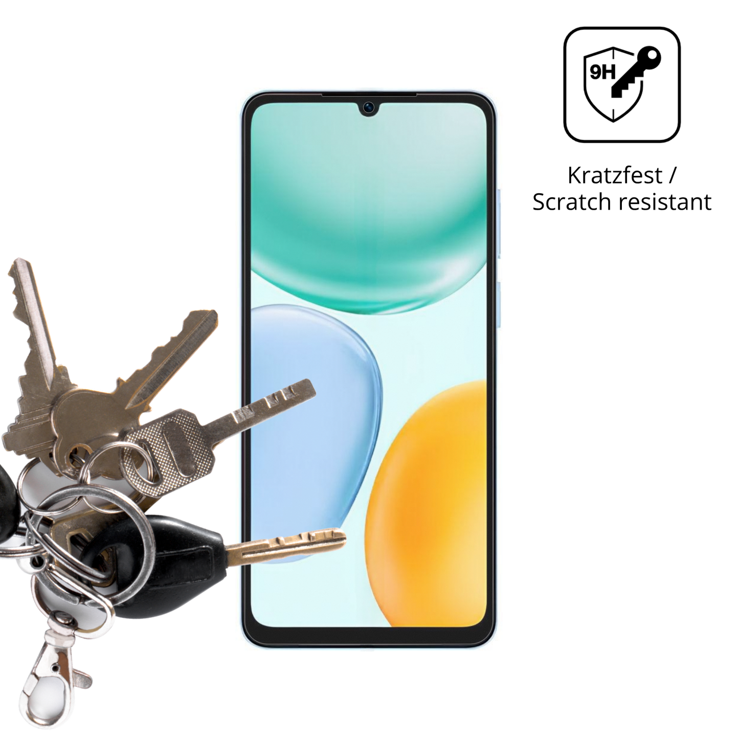 dipos Displayschutz für Honor X5d, mattierte Oberfläche, robuste Festigkeit und perfekte Passform