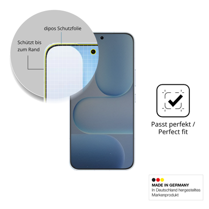 Schutz gegen Kratzer auf dem honor500 pro Glas durch Schlüssel, Stöße gegen die Tischkante oder Stürze