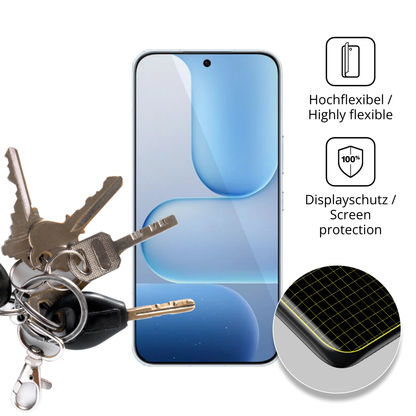 dipos Displayschutz für honor500, transparente Oberfläche, geringe Dicke und perfekte Passform