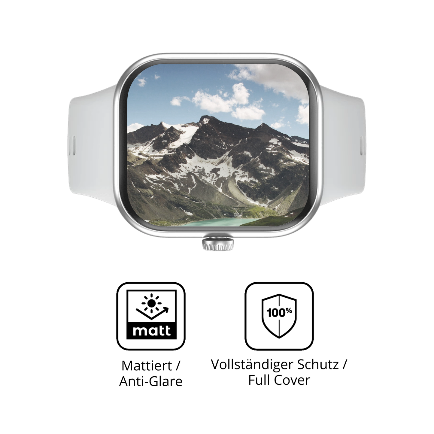 Flexible TPU-Folie passend zugeschnitten für Honor Choice Infowear Watch 2 Pro, vollständige Abdeckung