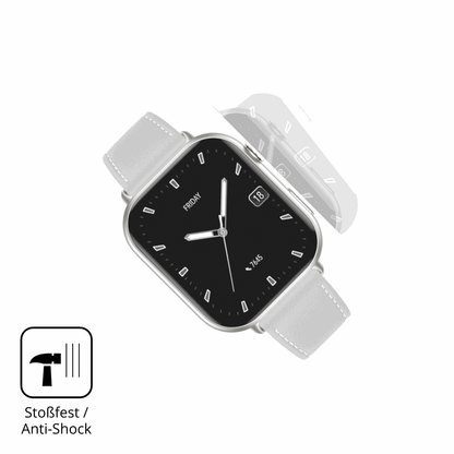 Schutz gegen Kratzer auf dem Honor Choice Watch Infowear 2i Glas durch Schlüssel, Stöße gegen die Tischkante oder Stürze