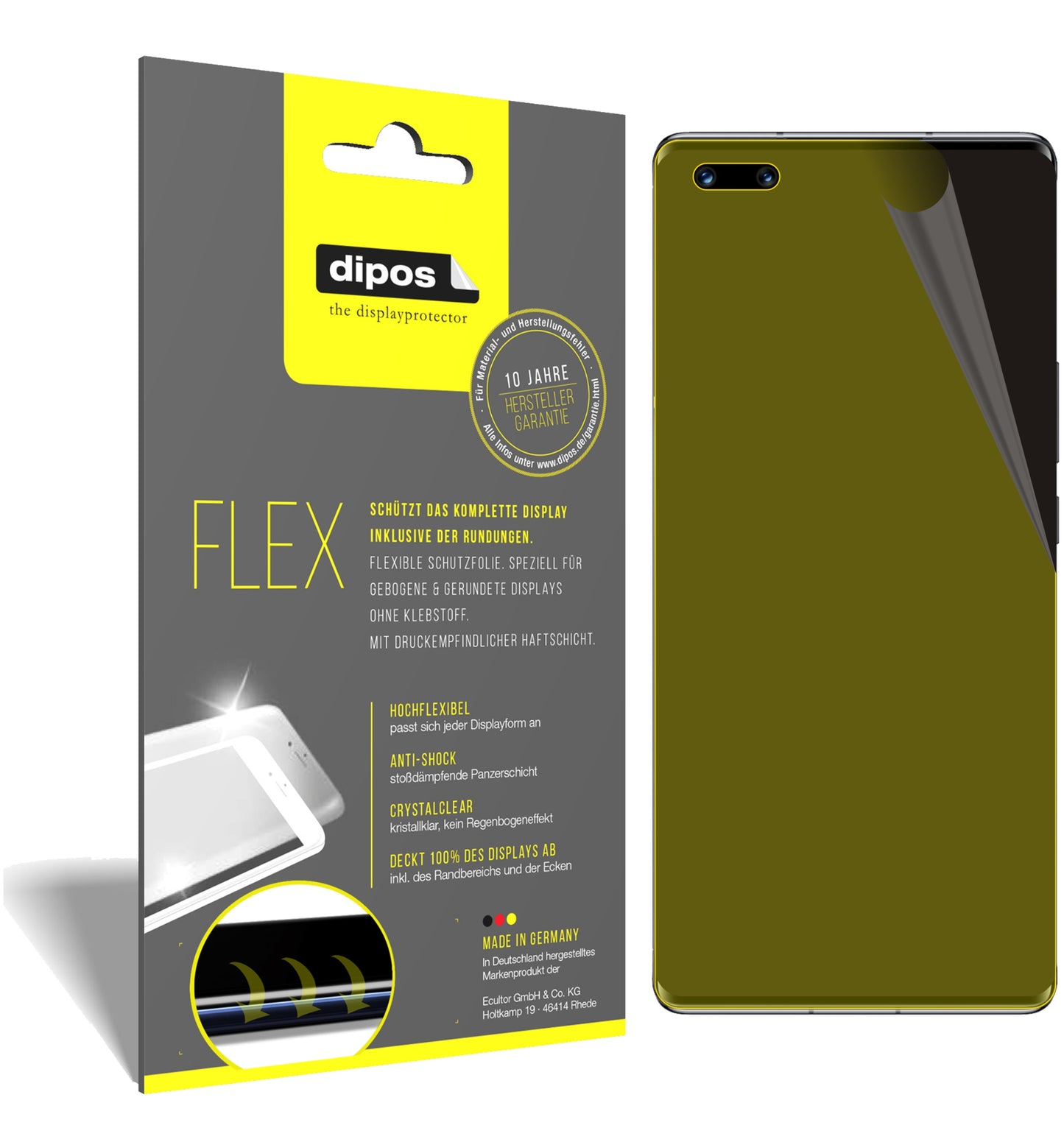 3D Full Cover Displayschutzfolie: Case-freundlicher Schutz mit perfekter Passform für dein Display. 