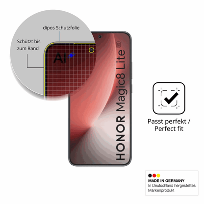 Besonders flexibler Displayschutz mit Anti-Shock-Schicht im Materialmix