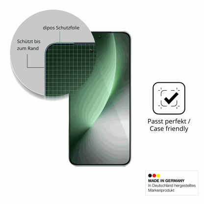 Besonders flexibler Displayschutz mit Anti-Shock-Schicht im Materialmix