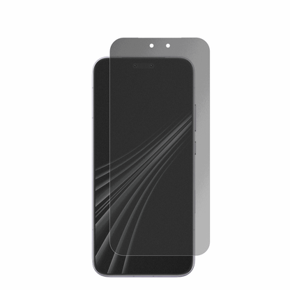 HonorMagic 8 RSR Porsche Design mit aufgebrachter dipos Flex Schutzfolie, die seitliche Einblicke blockiert
