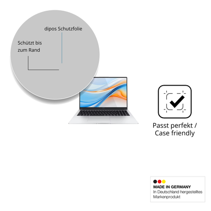 Besonders flexibler Displayschutz mit Anti-Shock-Schicht im Materialmix