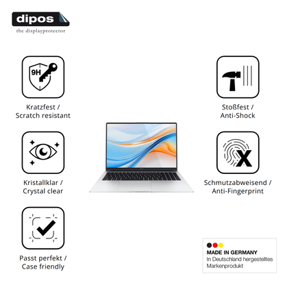Displayschutz hergestellt in Deutschland, höchste Qualität made in Germany