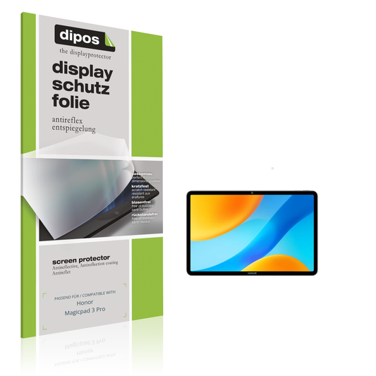 Matte Displayschutzfolie von dipos passend für honormagicpad 3 pro, präziser Zuschnitt und blasenfrei montiert