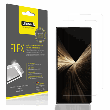 2x 3D Full Cover Schutzfolie für Honor Magic V5 Aussenseite