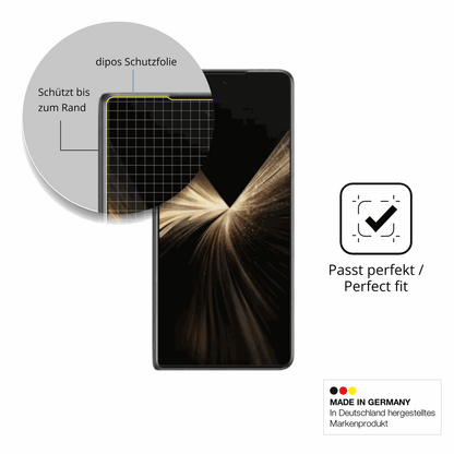 2x 3D Full Cover Schutzfolie für Honor Magic V5 Aussenseite