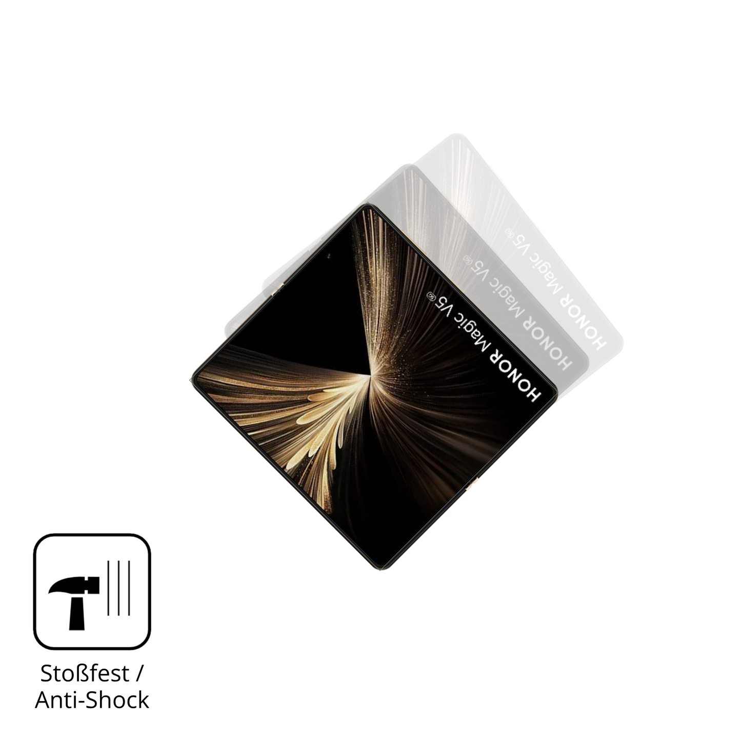 2x 3D Full Cover Schutzfolie für Honor Magic V5 Innenseite