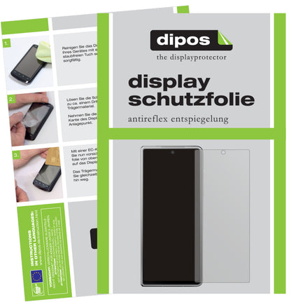 Matte Displayschutzfolie von dipos passend für Honor Magic V Rückseite, präziser Zuschnitt und blasenfrei montiert