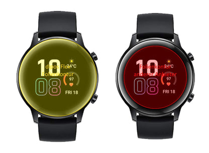 3x 3D Full Cover Schutzfolie für Honor Magic Watch 2 42mm