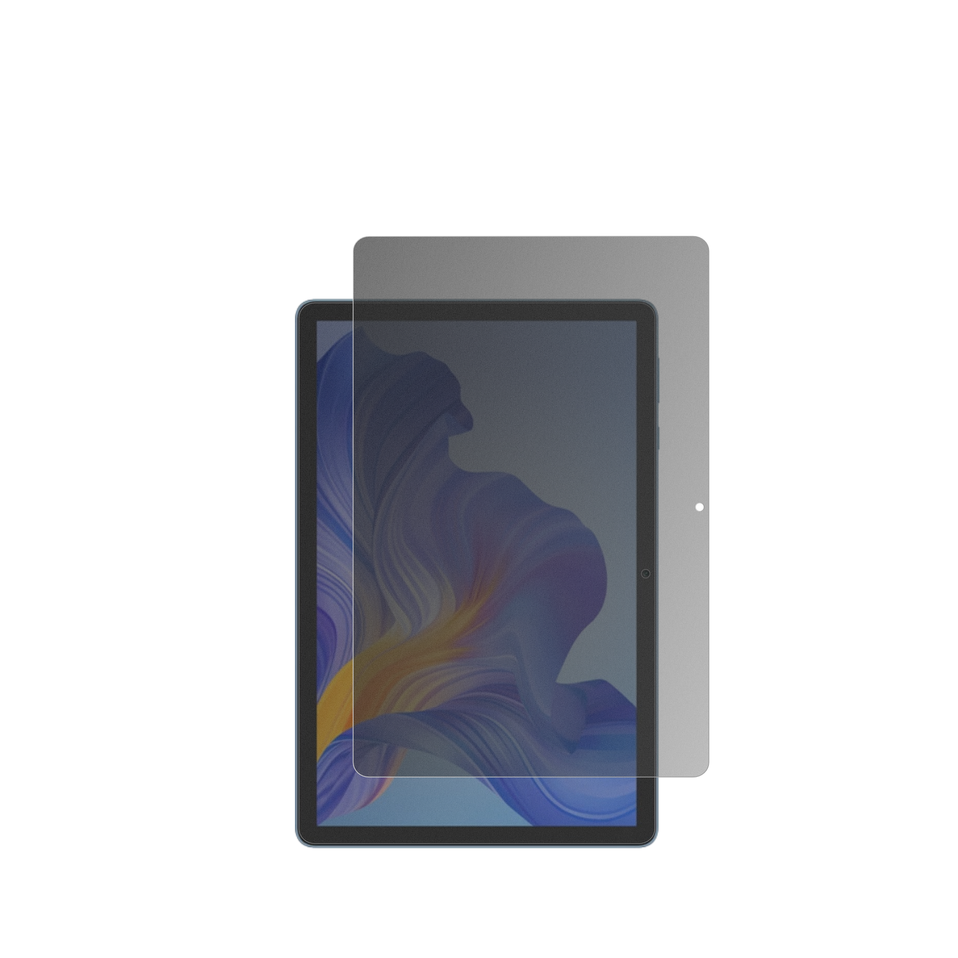 HonorPad X8b mit aufgebrachtem dipos Displayschutz, der seitliche Einblicke blockiert