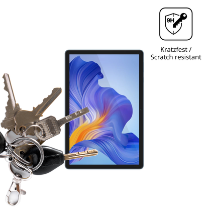 dipos Displayschutz für Honor Pad X8b, transparente Oberfläche, perfekte Passform auch für die Rundungen