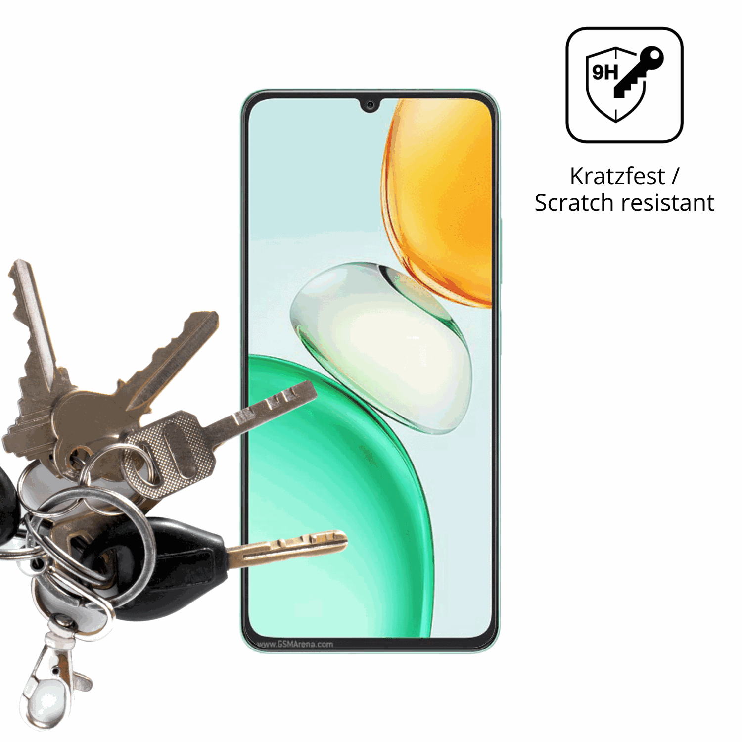 dipos Displayschutz für Honor Play 10, mattierte Oberfläche, robuste Festigkeit und perfekte Passform