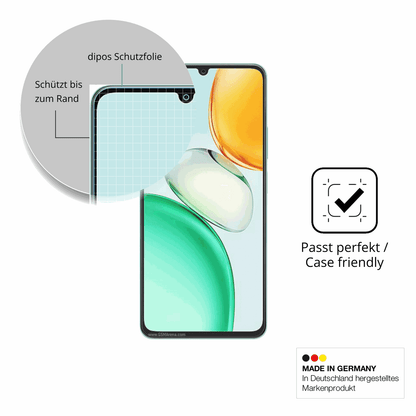 Schutzglasfolie mit optimaler Passform, zur Verwendung mit Hüllen geeignet