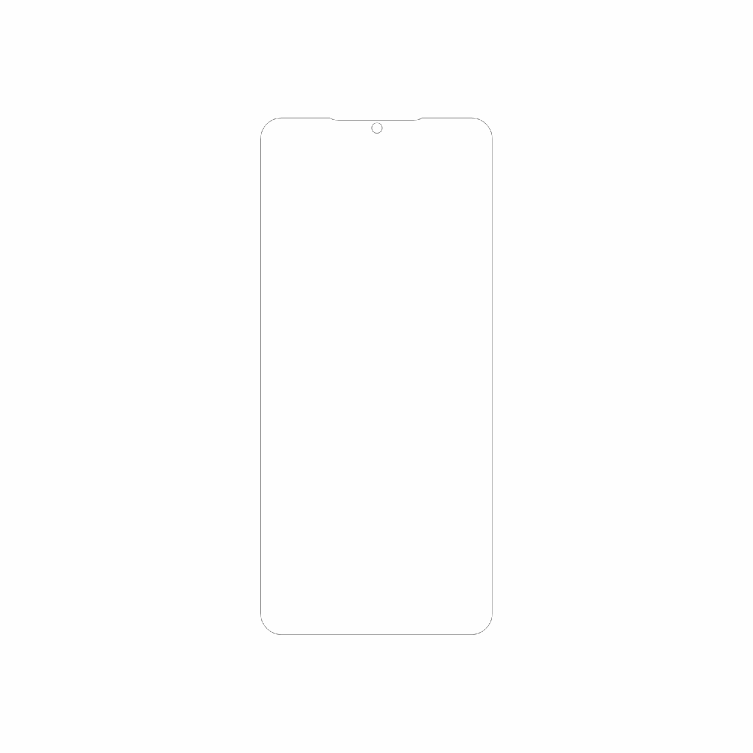 dipos Displayschutz für honorx5c, mattierte Oberfläche, geringe Dicke und perfekte Passform