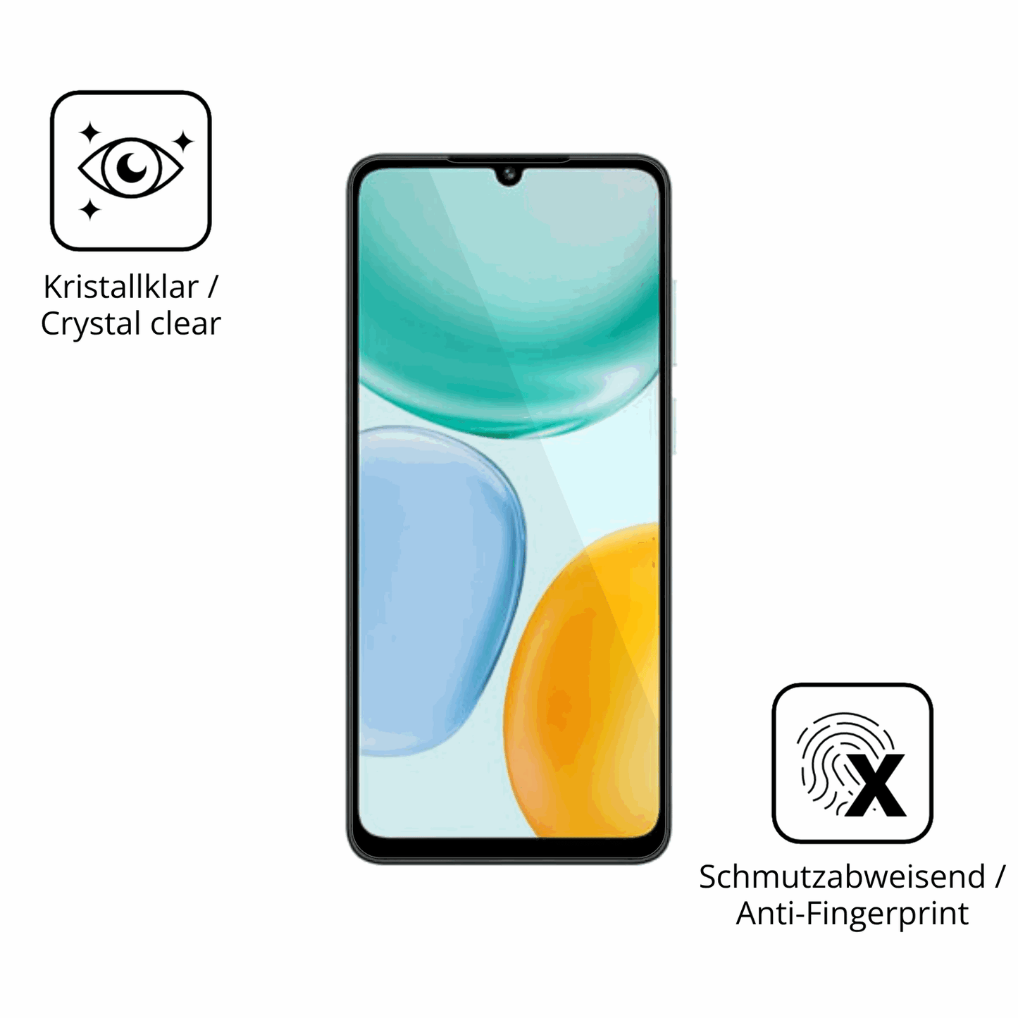 Flexible TPU-Folie passend zugeschnitten für honorx5c, vollständige Abdeckung