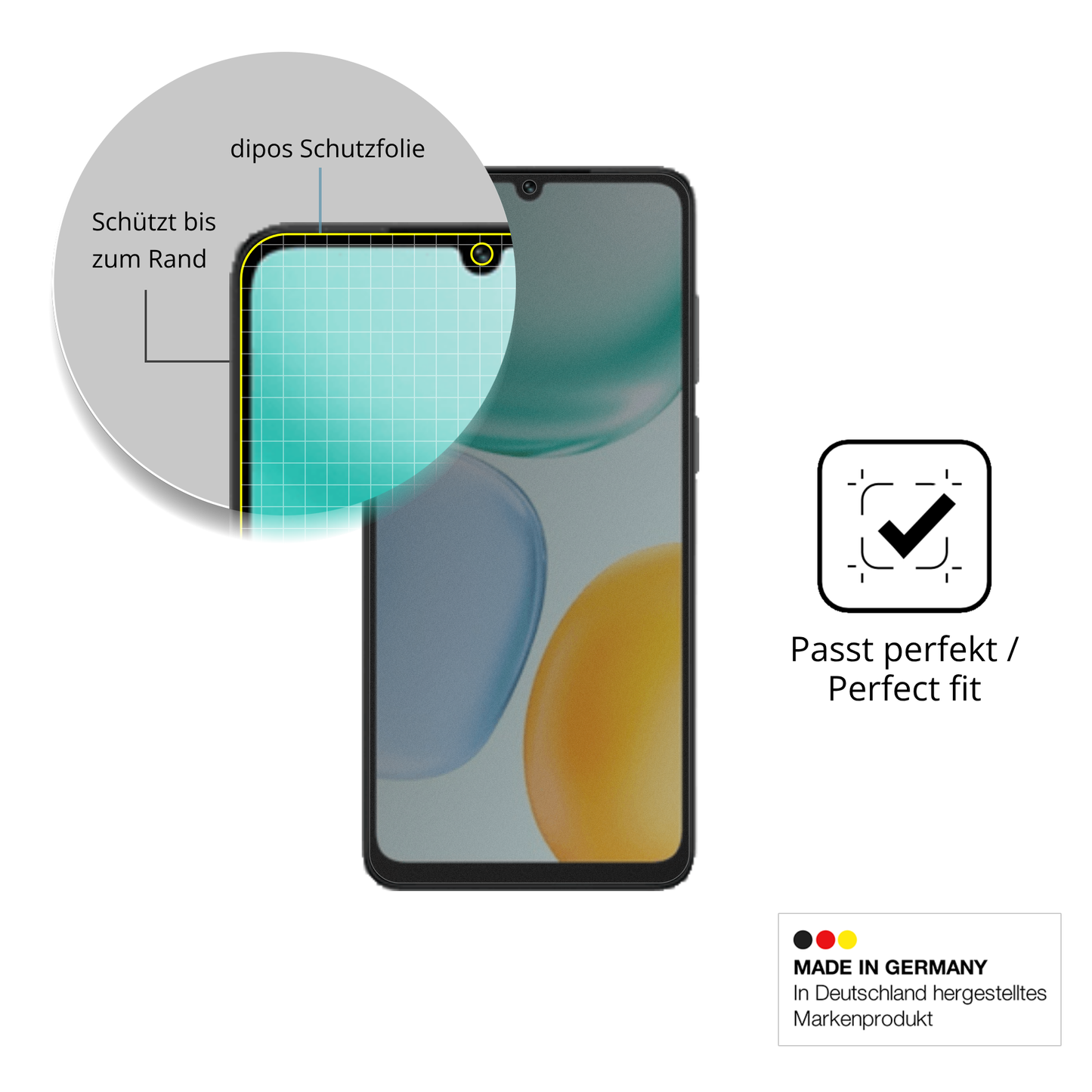 Schutz gegen Kratzer auf dem Honor Play 10A 5G Glas durch Schlüssel oder Ähnliches
