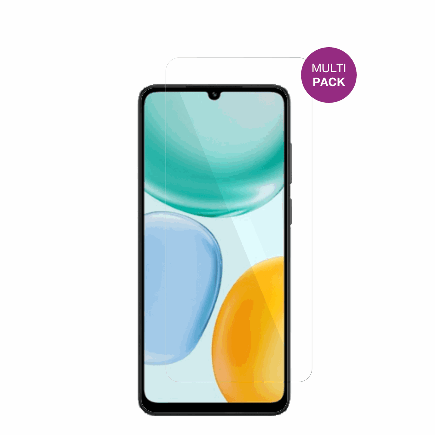 HonorPlay 10A 5G mit aufgebrachter dipos Displayschutzfolie, glasklare Darstellung ohne Einschränkungen