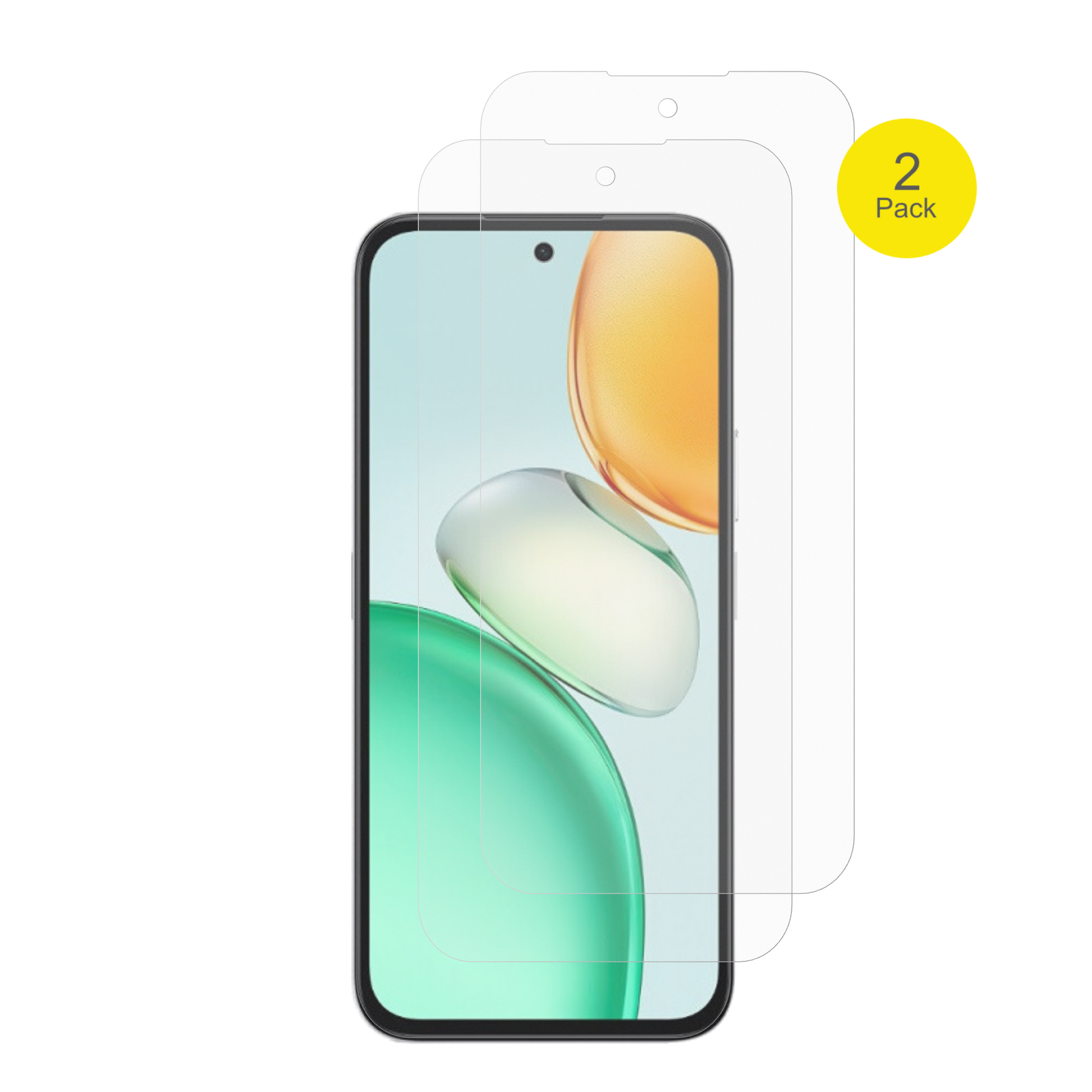 HonorPlay 10C mit aufgebrachter dipos Flex Schutzfolie, glasklare Darstellung ohne Einschränkungen