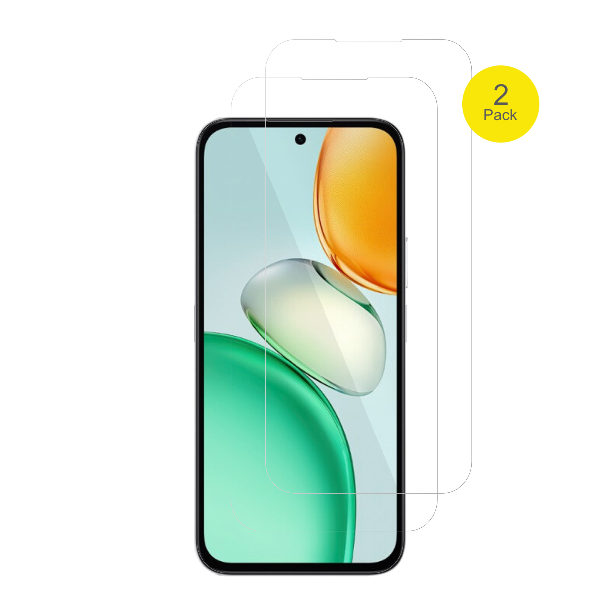 HonorPlay 10C mit aufgebrachter dipos Displayschutzfolie, glasklare Darstellung ohne Einschränkungen