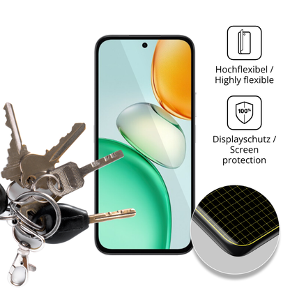 dipos Displayschutz für Honor Play 10C, transparente Oberfläche, geringe Dicke und perfekte Passform