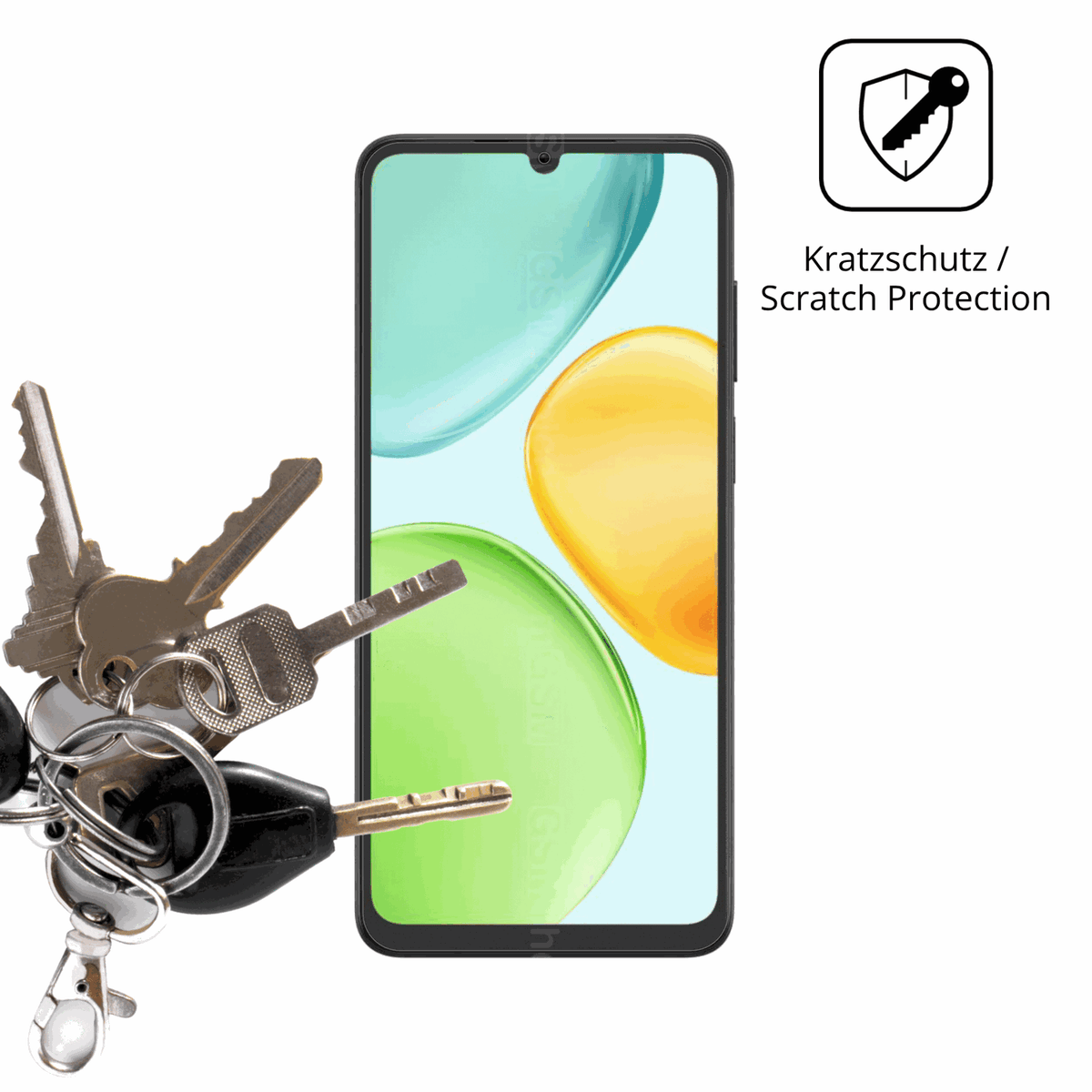4x Schutzfolie matt für Honor Play 60A Display-Schutzfolie
