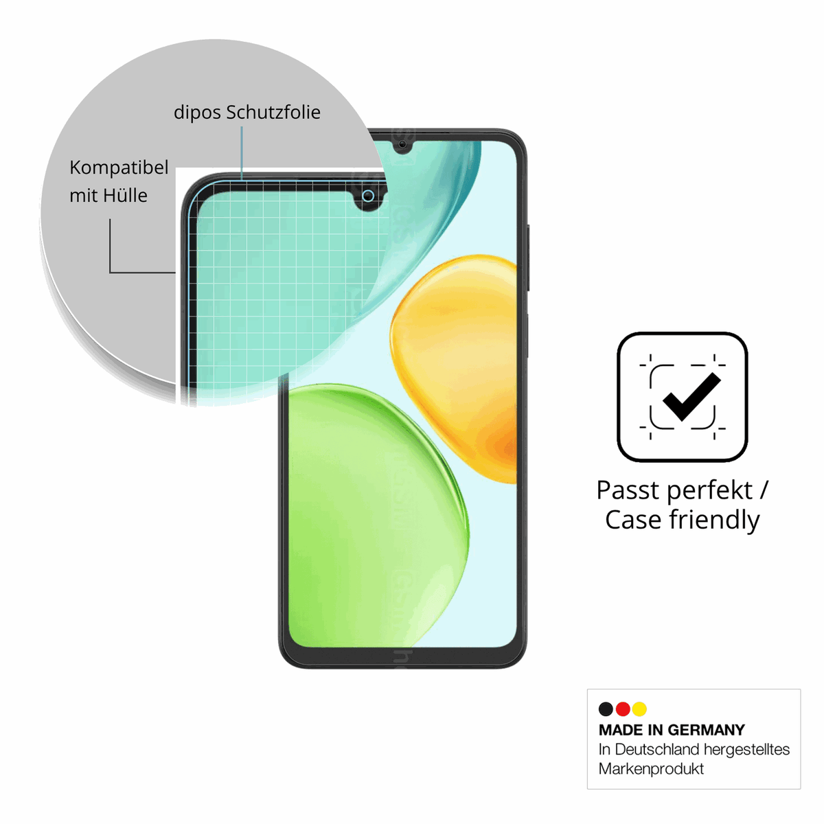 4x Schutzfolie matt für Honor Play 60A Display-Schutzfolie