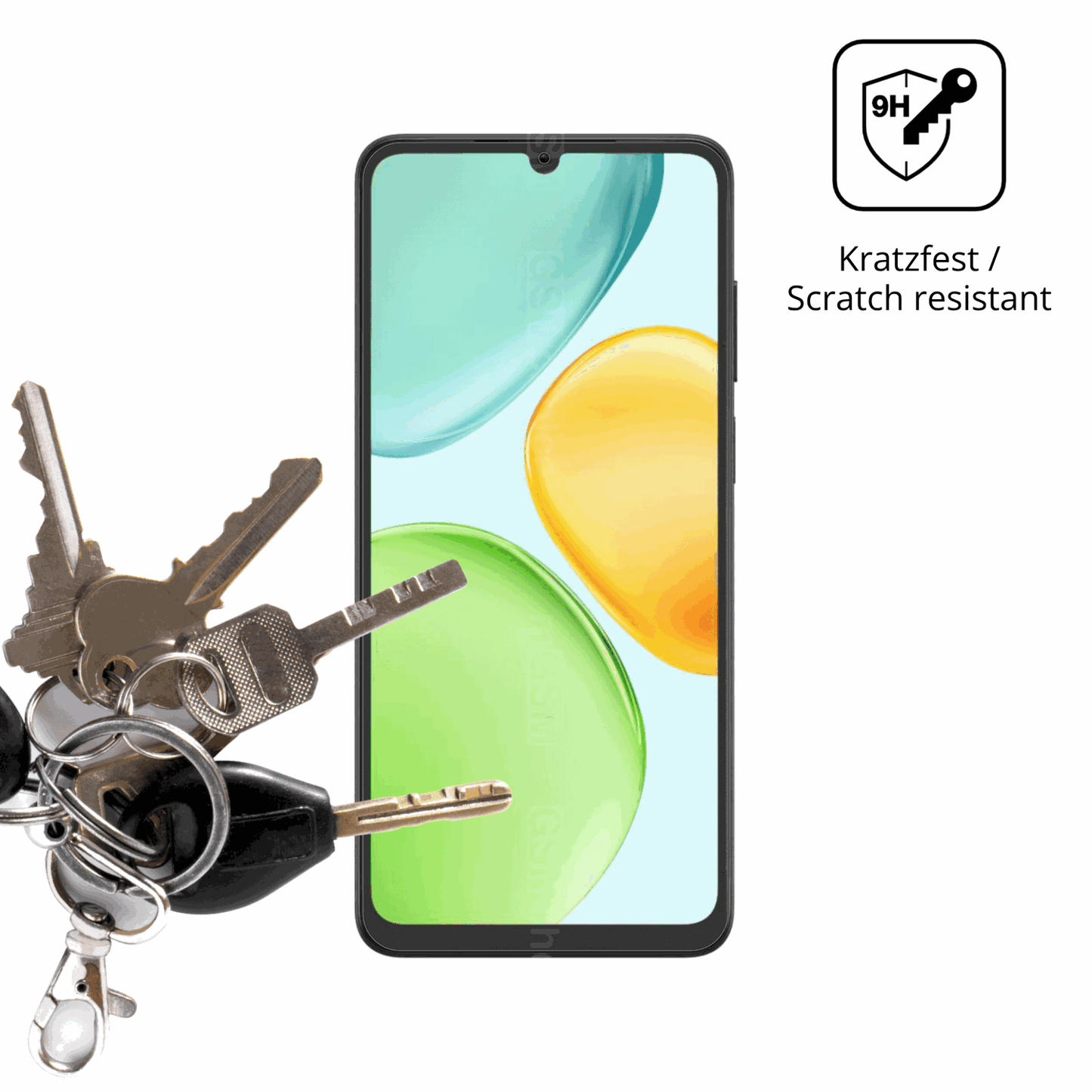 2x 9H Schutzfolie matt für Honor Play 60A Panzerfolie