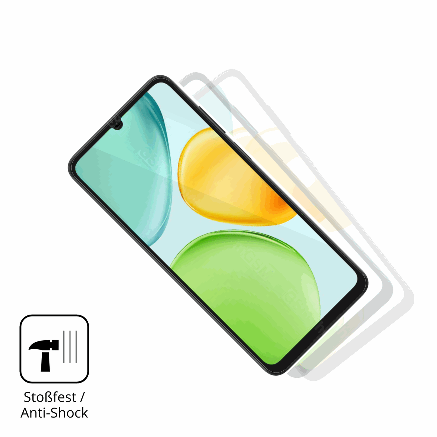 2x 9H Schutzfolie für Honor Play 60A Panzerfolie