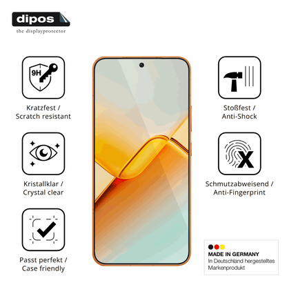 Displayschutz hergestellt in Deutschland, höchste Qualität made in Germany