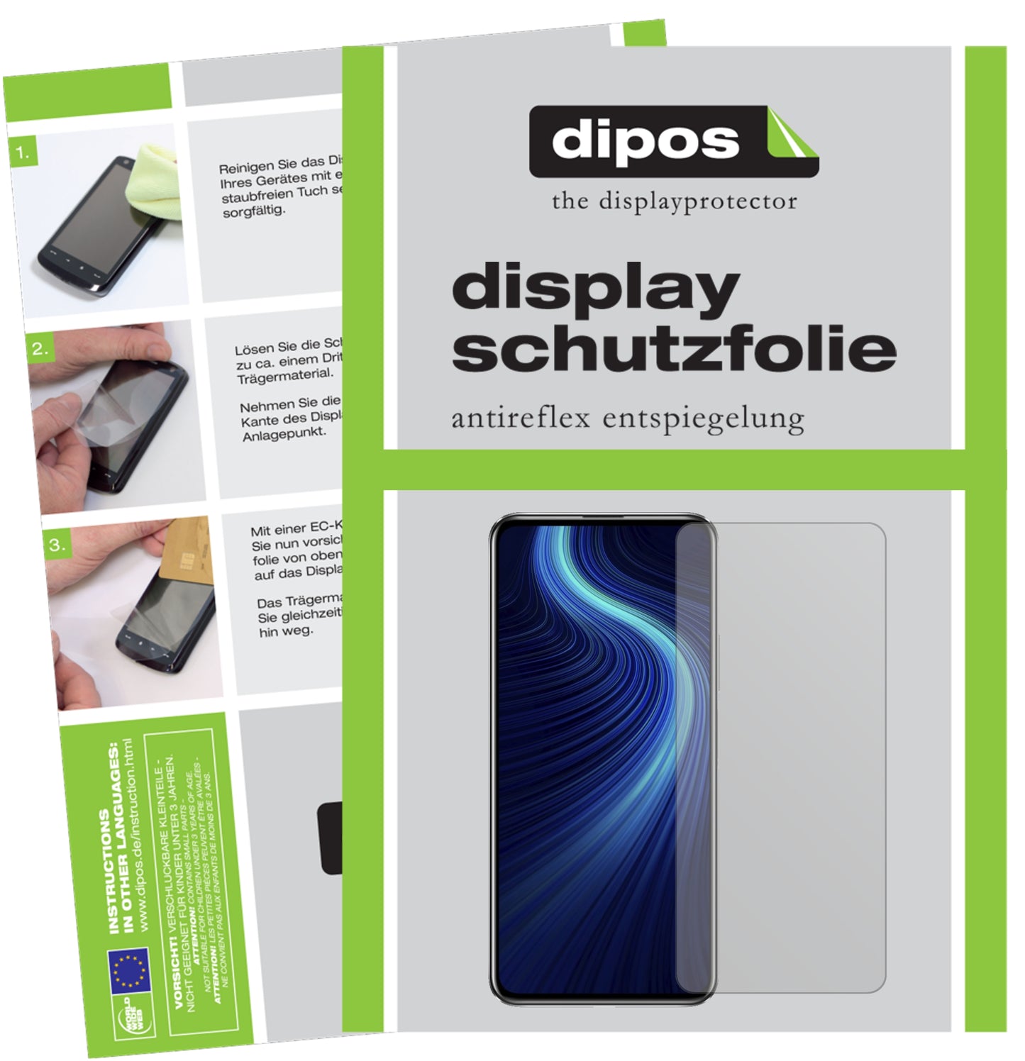 Mattes Panzerglas: Entspiegelte, dünne Folie, Fingerabdruckresistenz und Bildschirmschutz für Honor-X10 5G